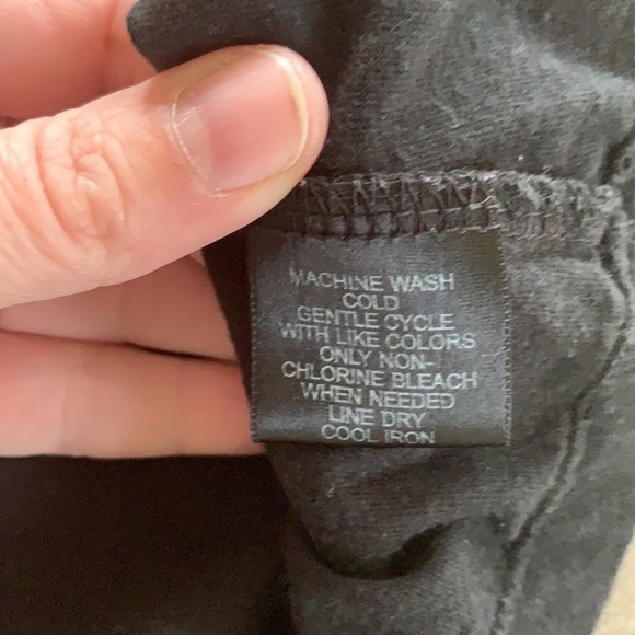 INC International Concepts Black Womens Criss Cross Top Shirt Tank Medium M - Picture 2 of 3